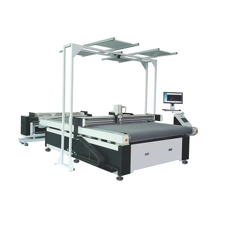 创新科技引领未来！恒胜数控推出大视觉智能振动刀切割机，开启牛津布高效加工新纪元